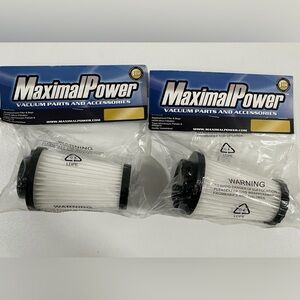 MaximalPower Vacum Replacement HEPA Filters Dirt Devil, 2 pk